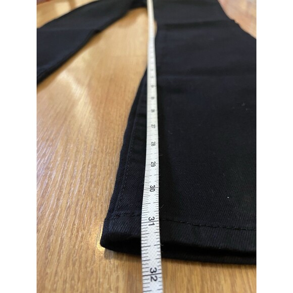 Pilcro Black Icon Flare Patch Pocket Mid Rise Jeans Size 25 - Picture 10 of 10